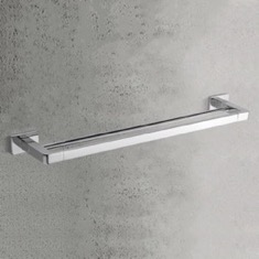 Double Towel Bar, 24 Inch, Chrome